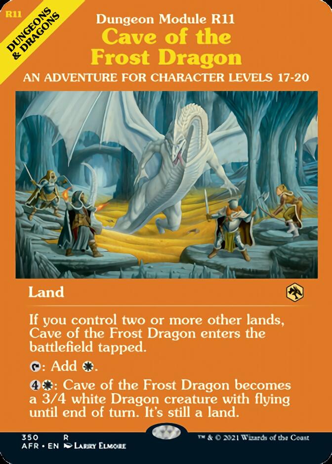 Cave of the Frost Dragon (Dungeon Module) [Dungeons & Dragons: Adventures in the Forgotten Realms] | PLUS EV GAMES 