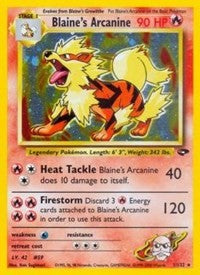 Blaine's Arcanine (1) [Gym Challenge]