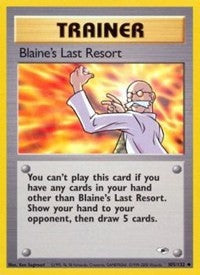 Blaine's Last Resort (105) [Gym Heroes] | PLUS EV GAMES 