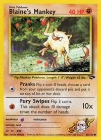 Blaine's Mankey (63) [Gym Challenge]