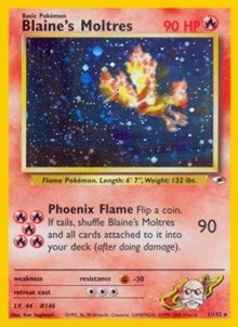 Blaine's Moltres (1) [Gym Heroes] | PLUS EV GAMES 