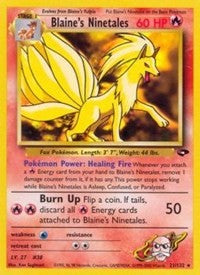 Blaine's Ninetales (21) [Gym Challenge]