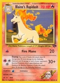 Blaine's Rapidash (33) [Gym Challenge]