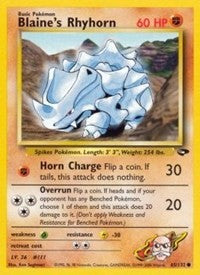 Blaine's Rhyhorn (65) [Gym Challenge]