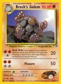 Brock's Golem (20) [Gym Heroes]