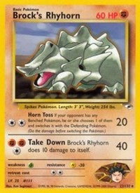 Brock's Rhyhorn (22) (22) [Gym Heroes]