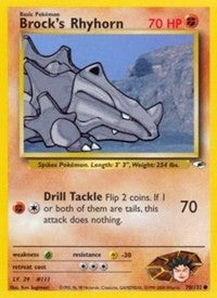 Brock's Rhyhorn (70) (70) [Gym Heroes]
