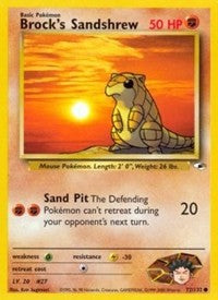Brock's Sandshrew (72) (72) [Gym Heroes]