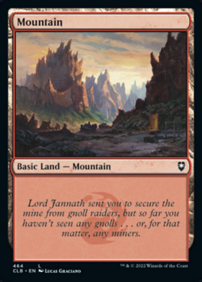 Mountain (464) [Commander Legends: Battle for Baldur's Gate] | PLUS EV GAMES 