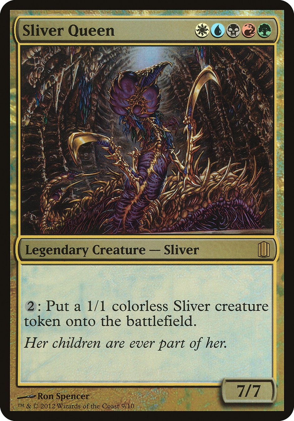 Sliver Queen (Oversized) [Commander's Arsenal Oversized] | PLUS EV GAMES 