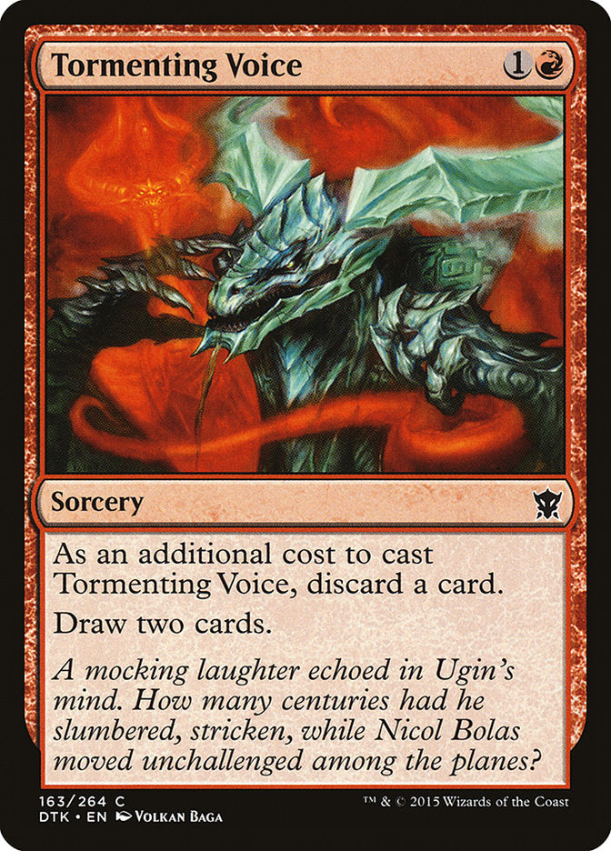 Tormenting Voice [Dragons of Tarkir] | PLUS EV GAMES 