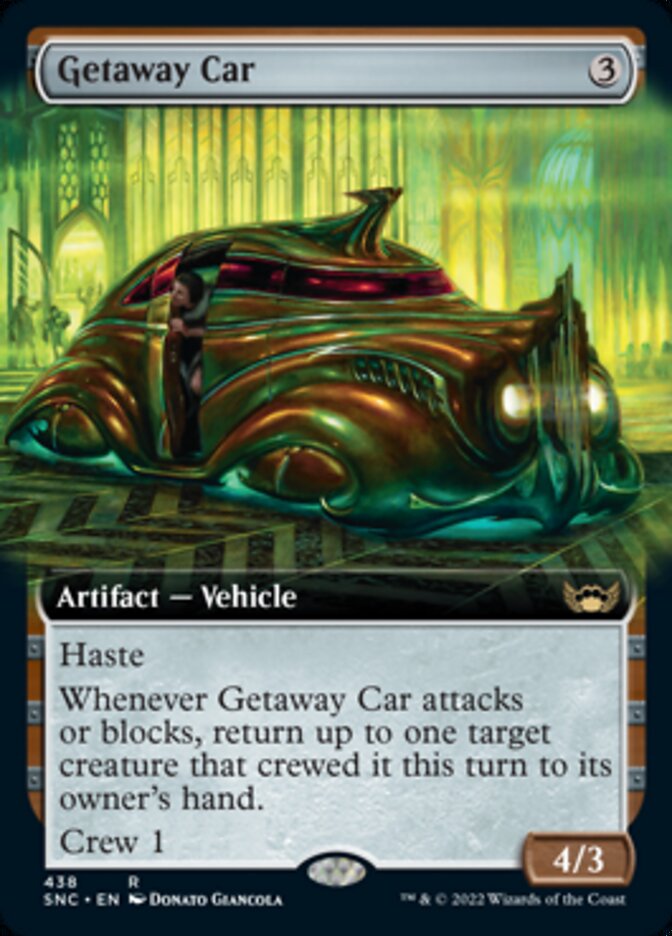 Getaway Car (Extended Art) [Streets of New Capenna] | PLUS EV GAMES 