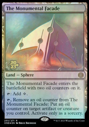 The Monumental Facade [Phyrexia: All Will Be One Prerelease Promos] | PLUS EV GAMES 