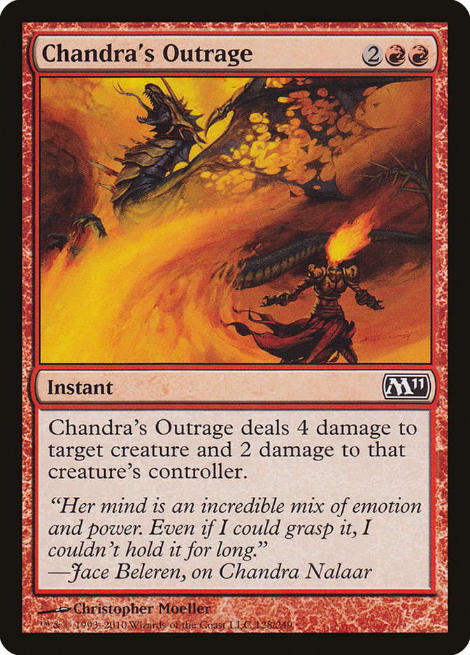 Chandra's Outrage [Magic 2011] | PLUS EV GAMES 