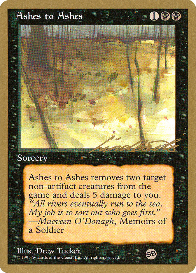 Ashes to Ashes (Leon Lindback) (SB) [Pro Tour Collector Set] | PLUS EV GAMES 