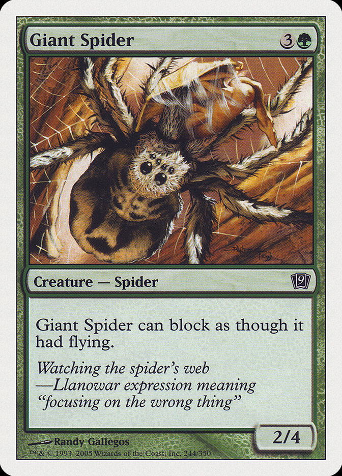 Giant Spider [Ninth Edition] | PLUS EV GAMES 