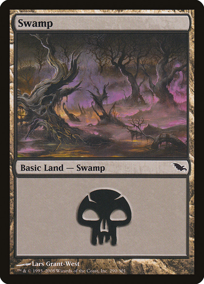 Swamp (290) [Shadowmoor] | PLUS EV GAMES 