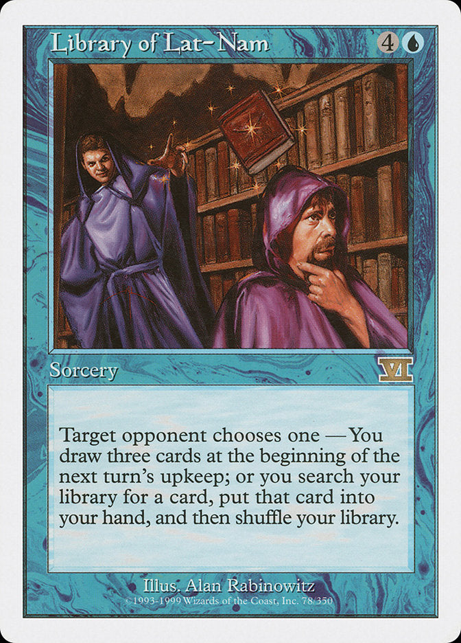 Library of Lat-Nam [Classic Sixth Edition] | PLUS EV GAMES 