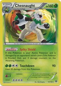 Chesnaught (14) [XY Base Set]