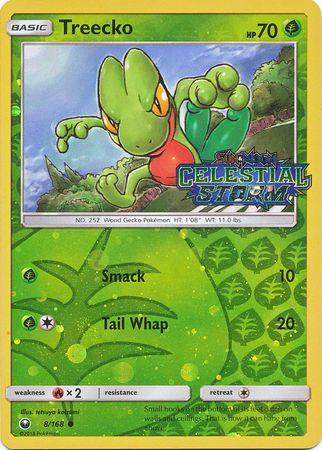 Treecko (8/168) (Toys R Us Exclusive) [Sun & Moon: Celestial Storm] | PLUS EV GAMES 