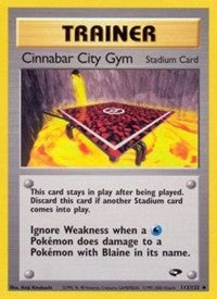 Cinnabar City Gym (113) [Gym Challenge] | PLUS EV GAMES 
