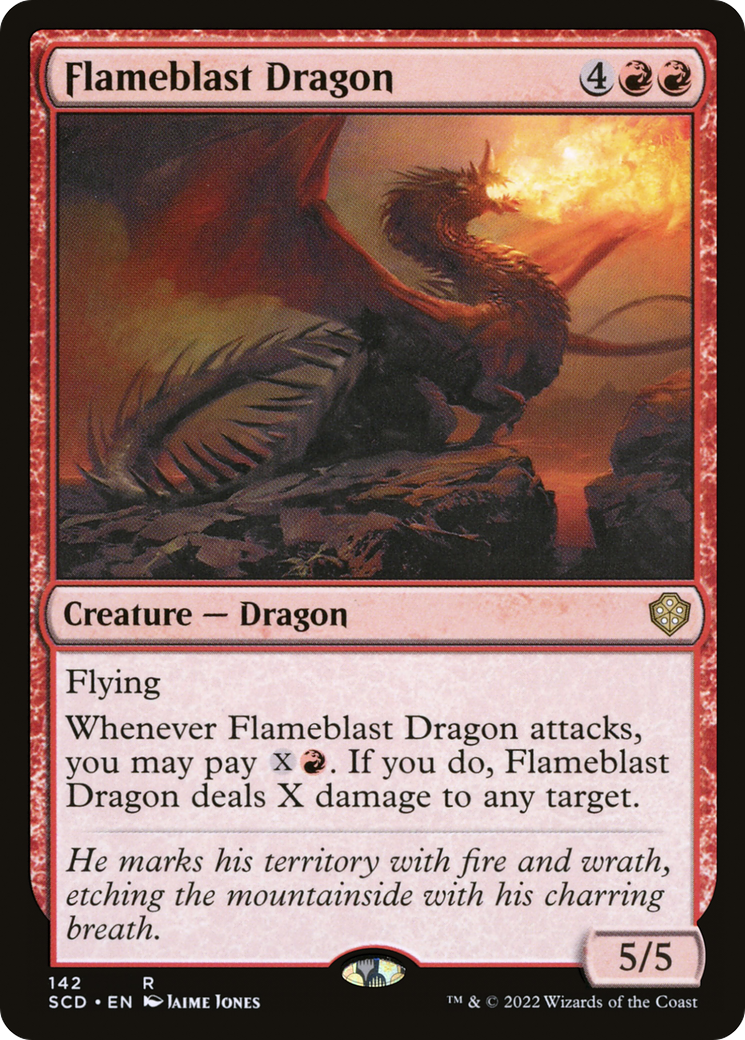 Flameblast Dragon [Starter Commander Decks] | PLUS EV GAMES 