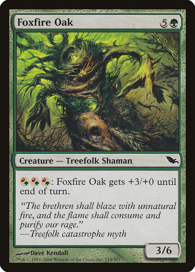Foxfire Oak [Shadowmoor] | PLUS EV GAMES 