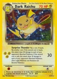 Dark Raichu (7) [Legendary Collection]