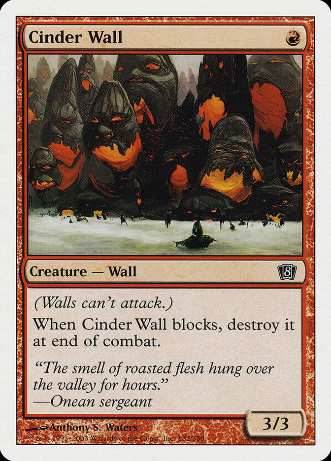 Cinder Wall [Eighth Edition] | PLUS EV GAMES 