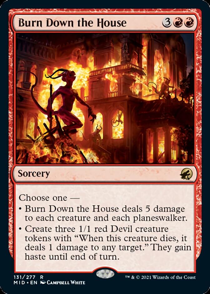 Burn Down the House [Innistrad: Midnight Hunt] | PLUS EV GAMES 