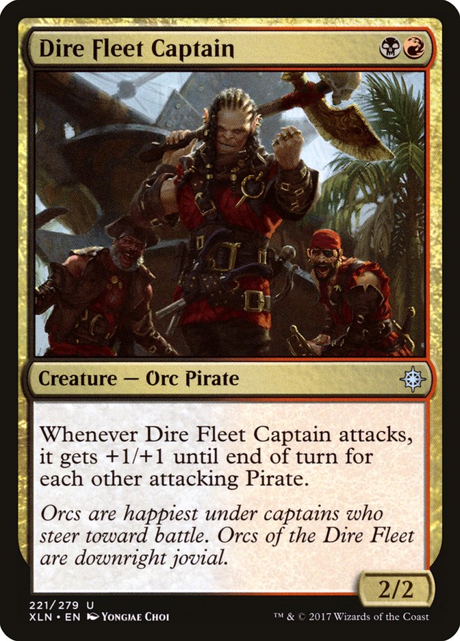 Dire Fleet Captain [Ixalan] | PLUS EV GAMES 