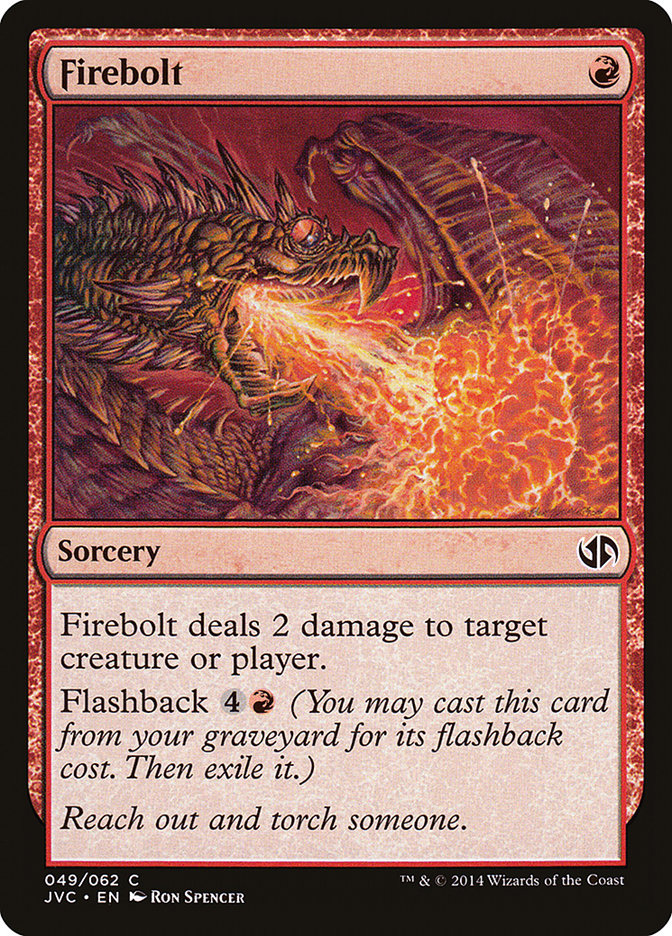 Firebolt [Duel Decks Anthology] | PLUS EV GAMES 