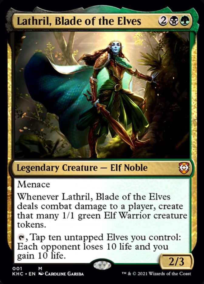 Lathril, Blade of the Elves [Kaldheim Commander] | PLUS EV GAMES 