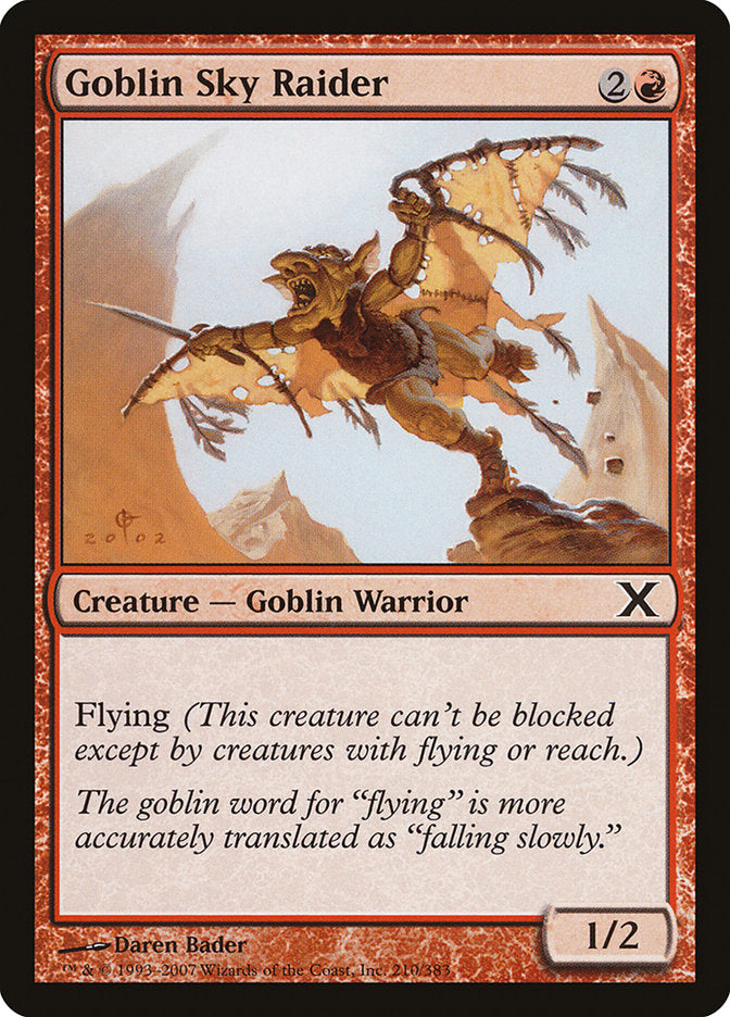 Goblin Sky Raider [Tenth Edition] | PLUS EV GAMES 