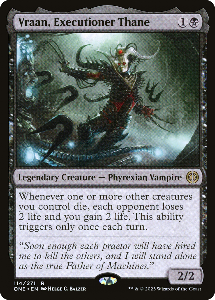 Vraan, Executioner Thane [Phyrexia: All Will Be One] | PLUS EV GAMES 
