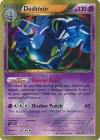 Dusknoir (104 Secret Rare) (104) [Plasma Blast]