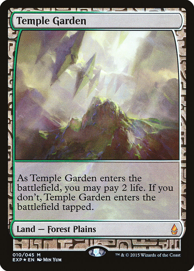 Temple Garden [Zendikar Expeditions] | PLUS EV GAMES 