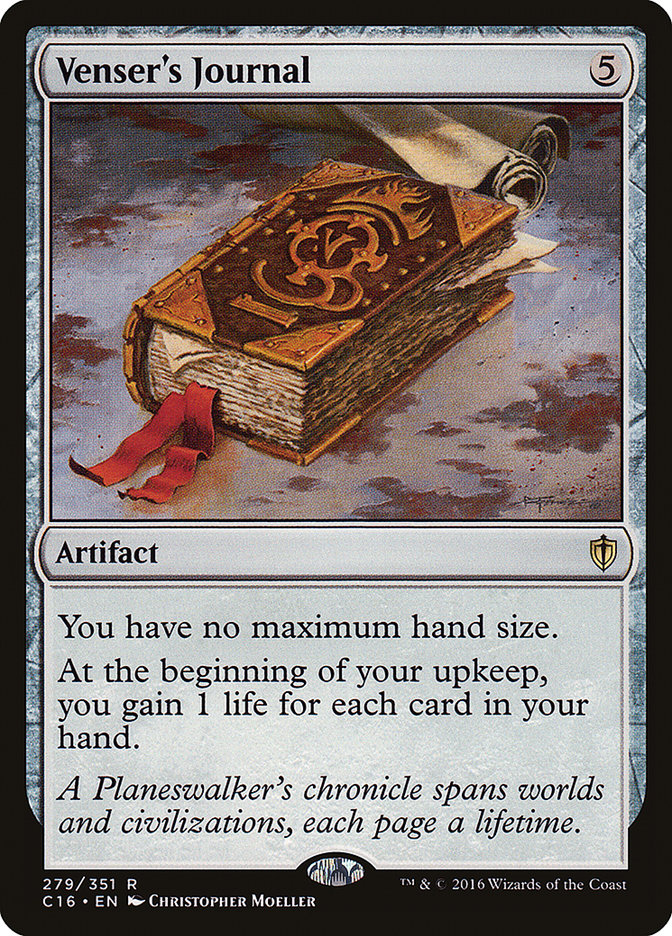 Venser's Journal [Commander 2016] | PLUS EV GAMES 