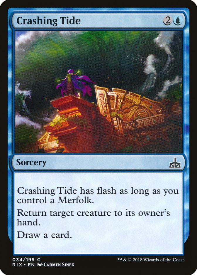 Crashing Tide [Rivals of Ixalan] | PLUS EV GAMES 