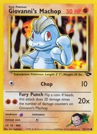 Giovanni's Machop (72) [Gym Challenge] | PLUS EV GAMES 