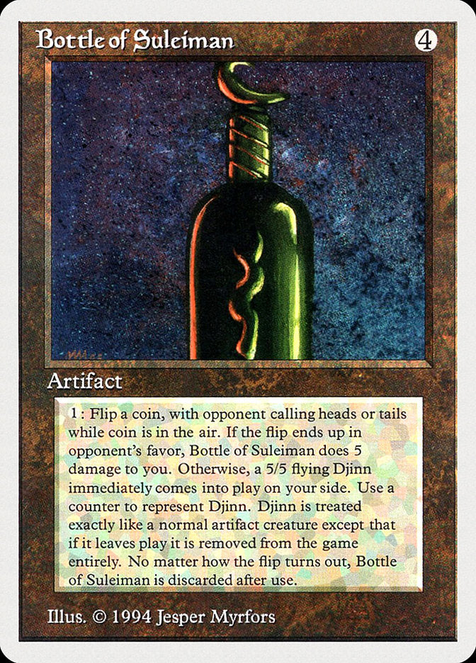 Bottle of Suleiman [Summer Magic / Edgar] | PLUS EV GAMES 