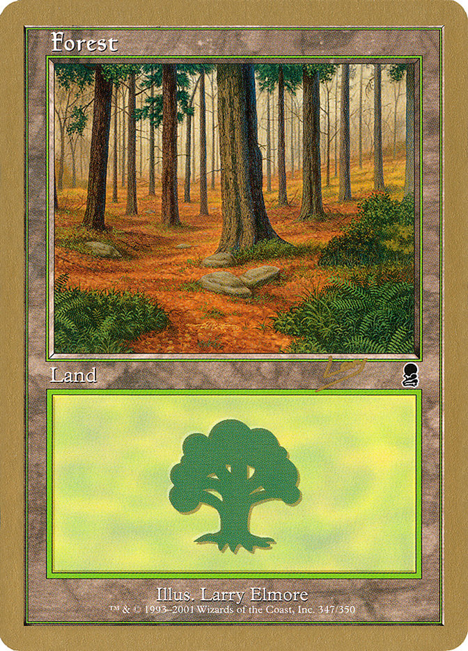 Forest (rl347) (Raphael Levy) [World Championship Decks 2002] | PLUS EV GAMES 