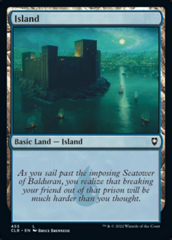 Island (455) [Commander Legends: Battle for Baldur's Gate] | PLUS EV GAMES 