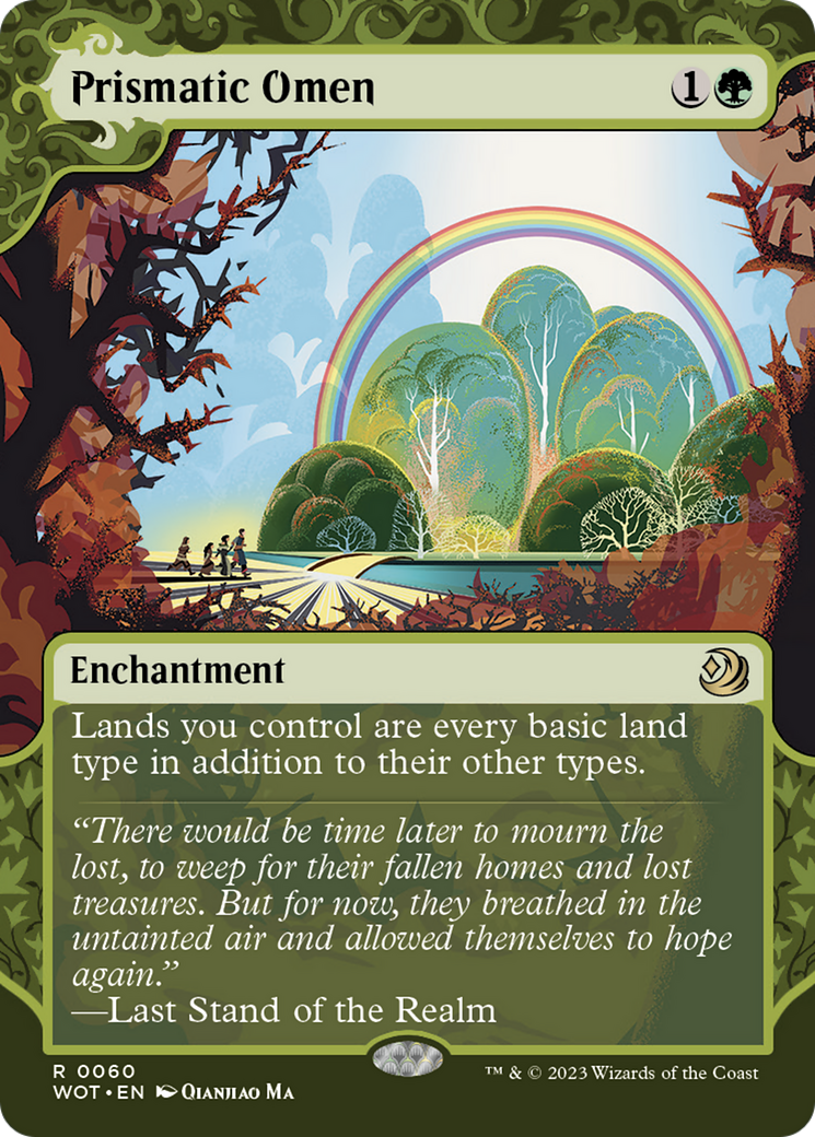 Prismatic Omen [Wilds of Eldraine: Enchanting Tales] | PLUS EV GAMES 