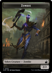 Bird // Zombie Double-Sided Token [Ravnica Remastered Tokens] | PLUS EV GAMES 