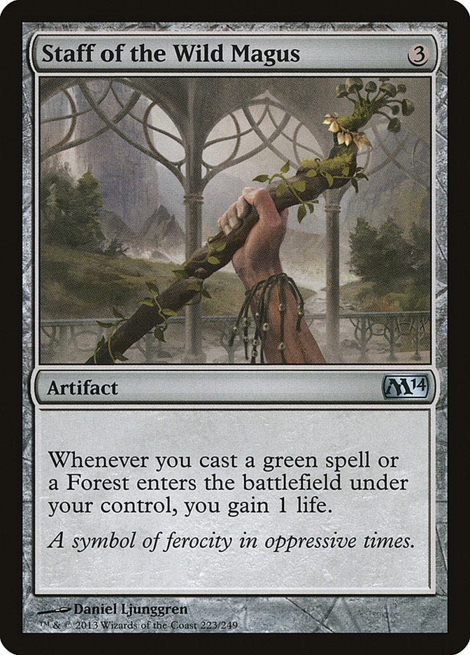 Staff of the Wild Magus [Magic 2014] | PLUS EV GAMES 