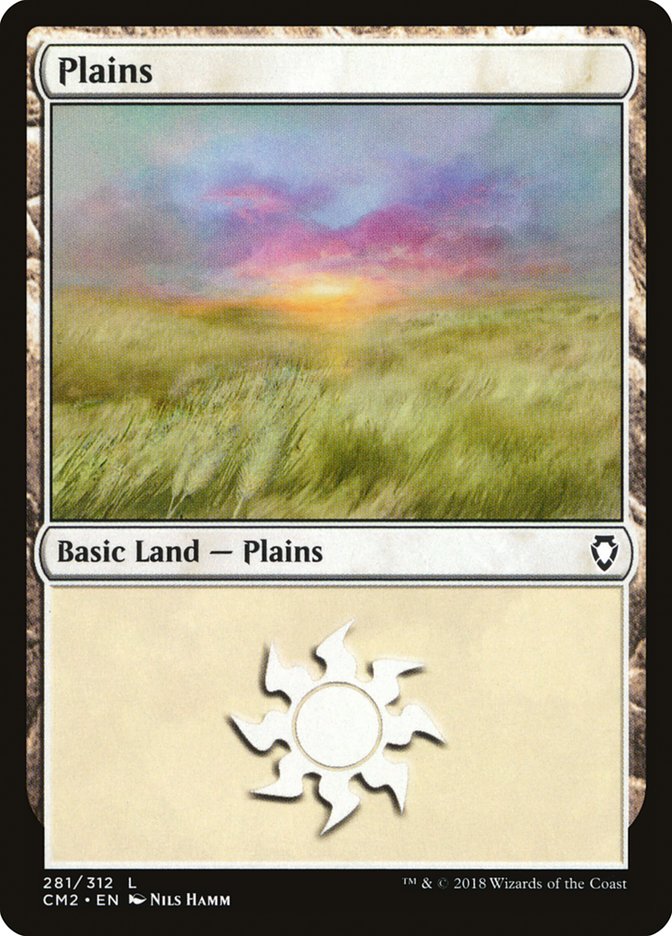 Plains (281) [Commander Anthology Volume II] | PLUS EV GAMES 