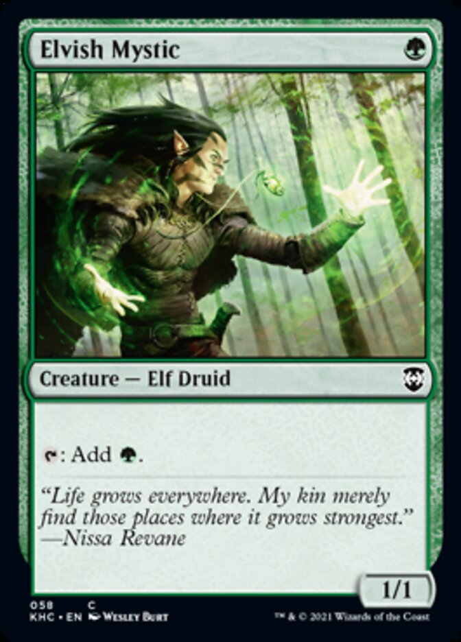 Elvish Mystic [Kaldheim Commander] | PLUS EV GAMES 