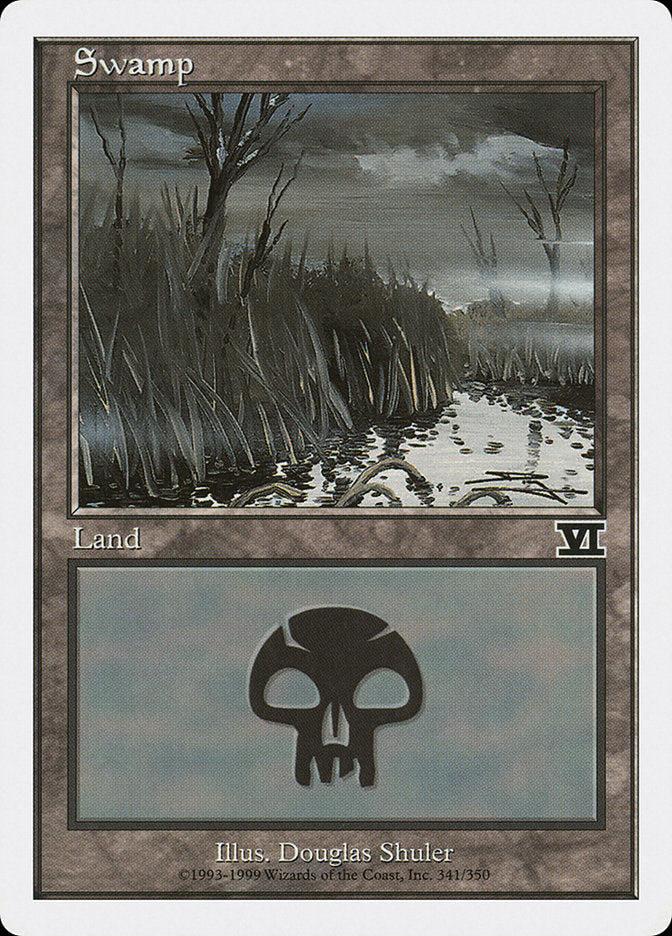 Swamp (341) [Classic Sixth Edition] | PLUS EV GAMES 