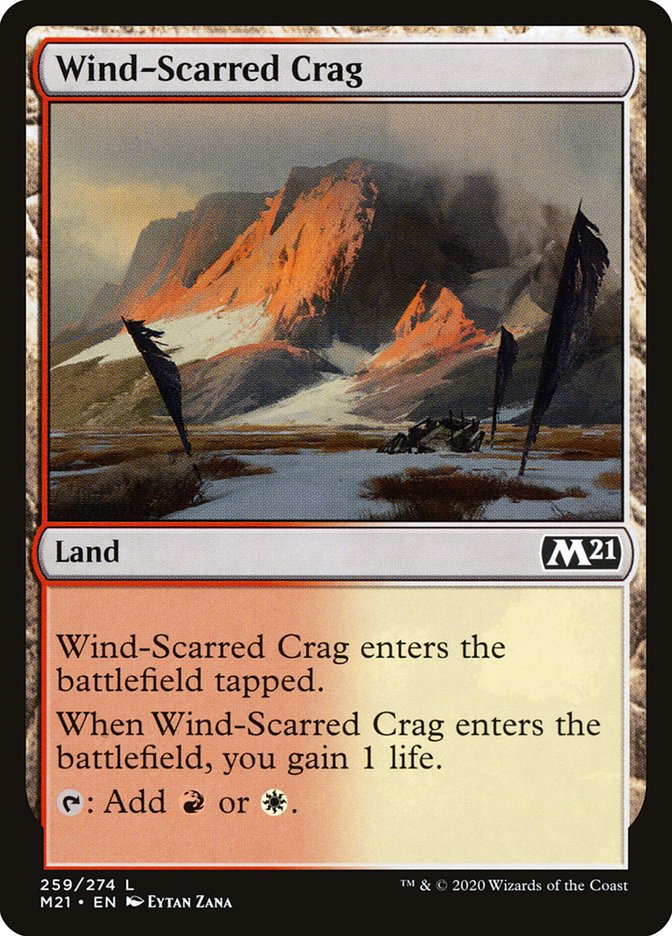 Wind-Scarred Crag [Core Set 2021] | PLUS EV GAMES 